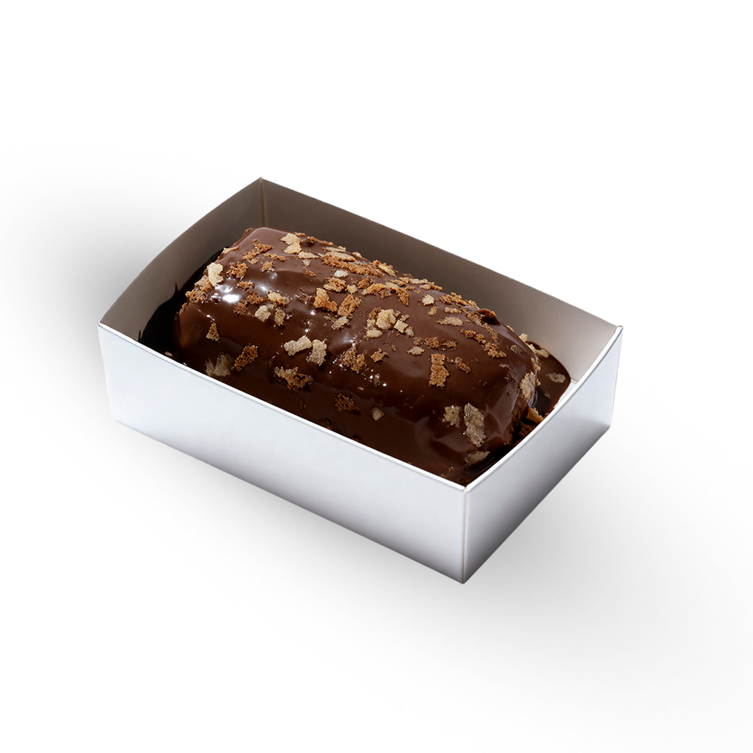 Marble cake with milk chocolate